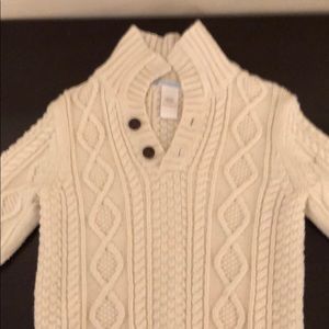 Janie and jack off white sweater